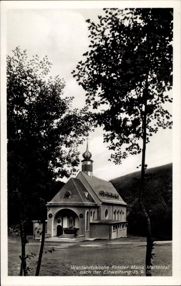 Ak Leienkaul in der Eifel, Kloster Maria Martental, Wallfahrtskirche