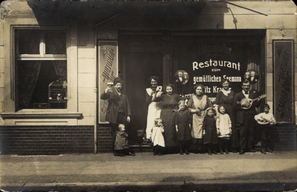 zdjęcie KP Berlin Prenzlauer Berg, Restauracja zum Gemütlichen Seemann, właściciel Fritz Kra...r, Gaudystr. 5
