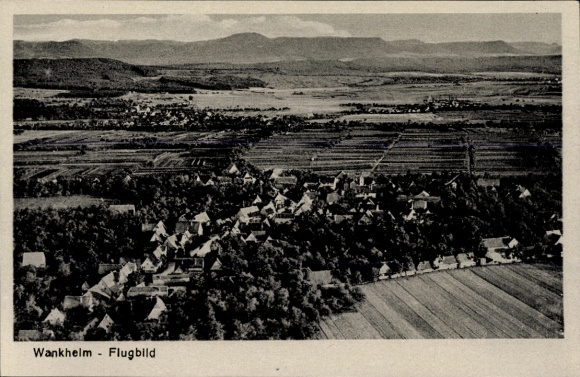 Postcard Wankheim Kusterdingen in Württemberg, aerial photograph