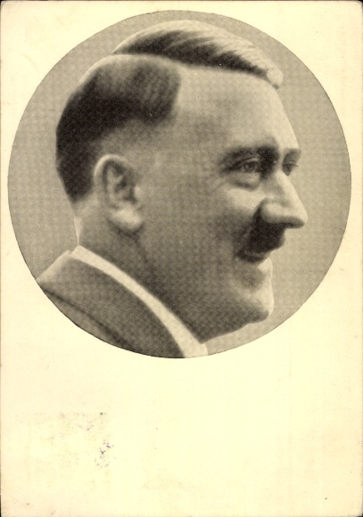 Postcard Führer and Reich Chancellor Adolf Hitler, Men of the Time 91