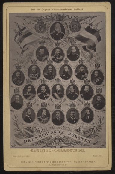 Cabinet Foto Kollektion Deutschlands Fürsten