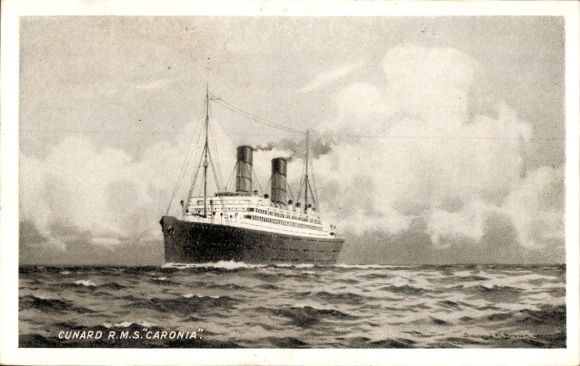 Ak-stoomschip RMS Caronia, Cunard Line