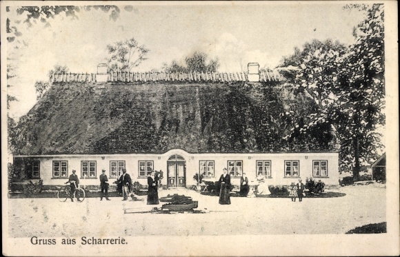 Ak Scharrerie Struxdorf in Schleswig Holstein, Gasthaus