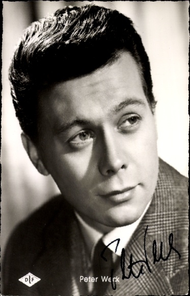 Ak Schauspieler Peter Weck, Portrait, Autogramme