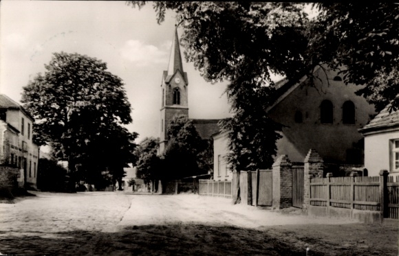 Ak Kagel Grünheide in der Mark, Dorfstraße