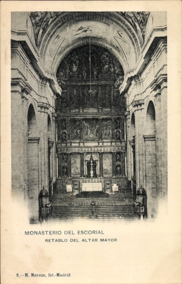 KP San Lorenzo de El Escorial Madryt, Monasterio del Retablo del Altar Mayor, fot. M.