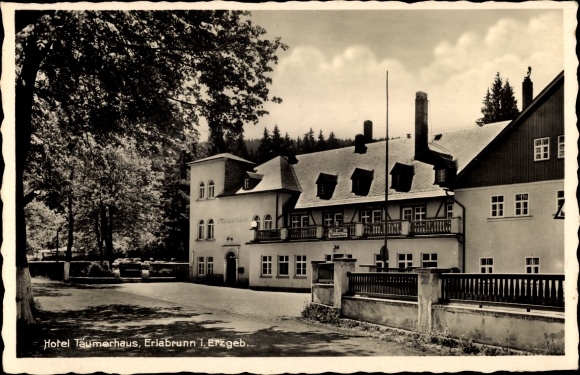 Ak Erlabrunn Breitenbrunn in het Ertsgebergte, Hotel Täumerhaus