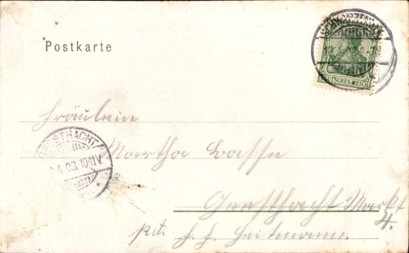 Postcard Schwarzenbek in Lauenburg, convalescent home