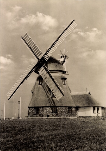 Postcard Groß Stieten in Mecklenburg, guest hut Mecklenburger Mühle, VEG animal breeding