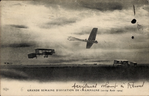 Postcard Sports Aviation, Latham overtakes one of its competitors