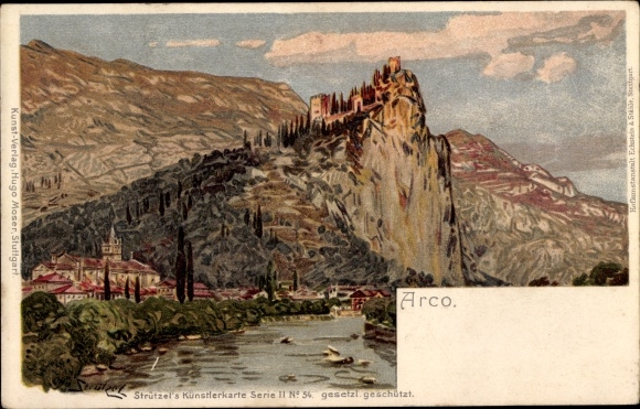 Artist PC Strützel, Otto, Arco Trentino, general view