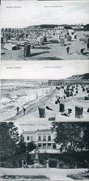10 old PCs Międzyzdroje Ostseebad Misdroy Pommern, in the appropriate booklet, various views