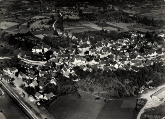 Photo Pretzfeld in Upper Franconia, aerial photograph