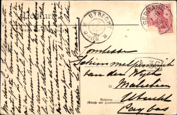 Postcard Serrahn Kuchelmiß in Mecklenburg-Western Pomerania, Castle