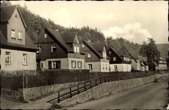 Ansichtkaart Antonsthal Breitenbrunn in het Ertsgebergte, kavel in de nederzetting