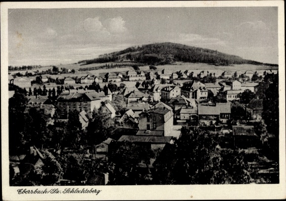 Postcard Ebersbach in Upper Lusatia, Humboldtbaude on the Schlechteberg, historical photo, town