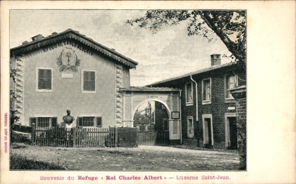 CPA Luserna San Giovanni Piemonte, Refuge Roi Charles Albert