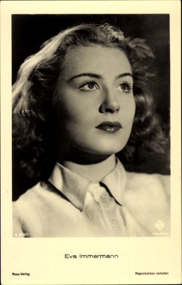 Ak actrice Eva Immersmann, portret