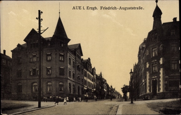 KP Aue w Erzgebirge w Saksonii, działka przy Friedrich Auguststrasse