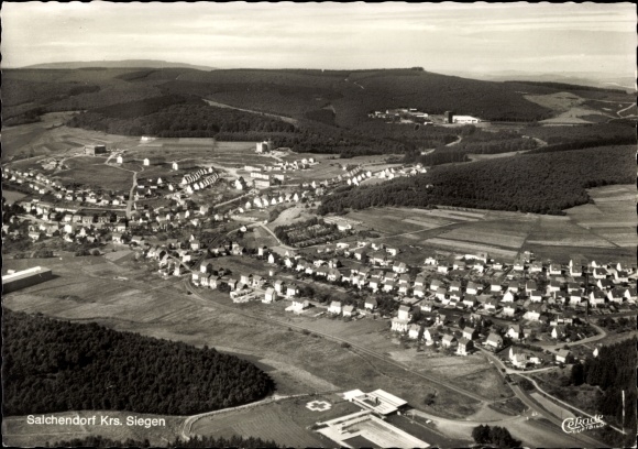 PC Salchendorf Neunkirchen im Siegerland, panorama, aerial photo