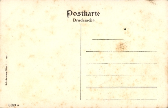 Postcard Wien 4 Wieden, Karlskirche, Karlsplatz city station
