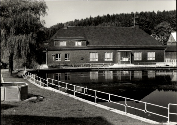 Postcard Heberndorf Wurzbach in Thuringia, company holiday home KEAW Berlin Treptow