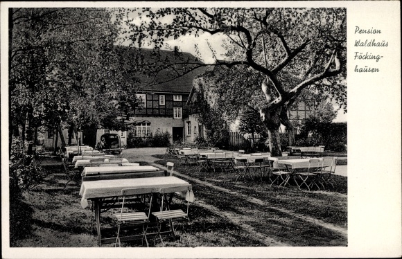 PC Föckinghausen Bestwig in the Sauerland, Pension Waldhaus Föckinghausen, terrace area