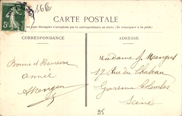 Postcard Argenteuil Val d'Oise, Grande Ceinture station
