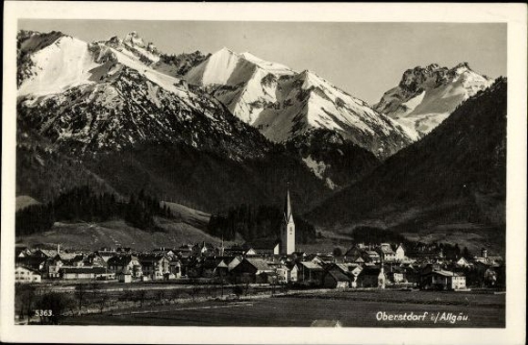 10 old PCs Oberstdorf and surroundings, various views