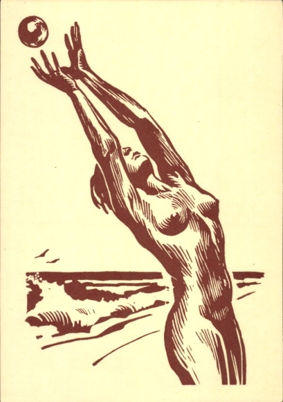 Postcard Athletics, Athlete, Erotic