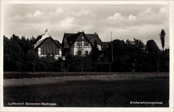 Postcard Medingen Bad Bevensen in Lower Saxony, children's convalescent home