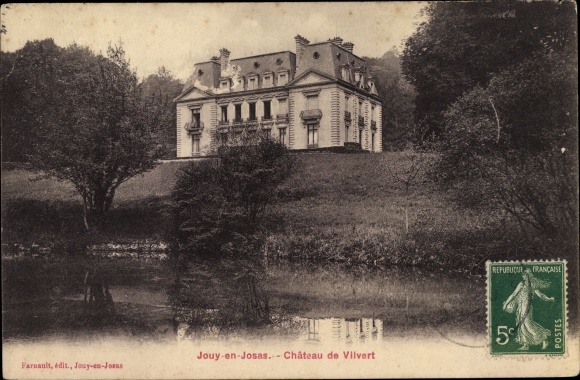 Postcard Jouy en Josas Yvelines, Chateau de Vilvert