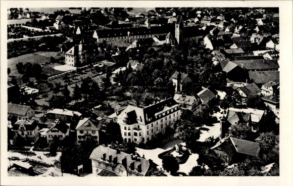 Postcard Bad Wörishofen in Unterallgäu, aerial photograph
