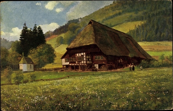 KP artysty Hoffmann, H., Schwarzwald dom z kaplicą