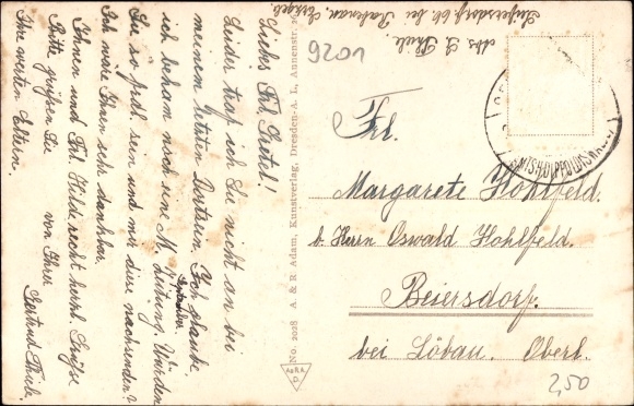 Postcard Seifersdorf Großschirma in Saxony, villas at the Kurhaus