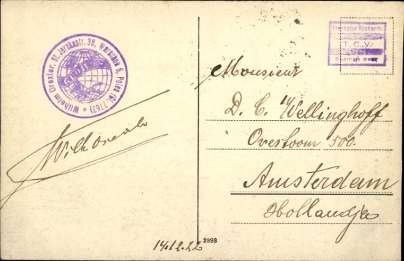 Postcard Warszawa Warsaw Poland, All Saints Church