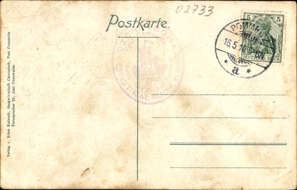 Postcard Cunewalde in the district of Bautzen, inn, lookout tower, Czorneboh