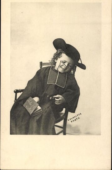 4 AK Little Boy as a Clergyman