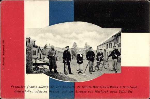 PC Sainte Marie aux Mines Markirch Alsace Haut Rhin, German-French border, Saint Dié