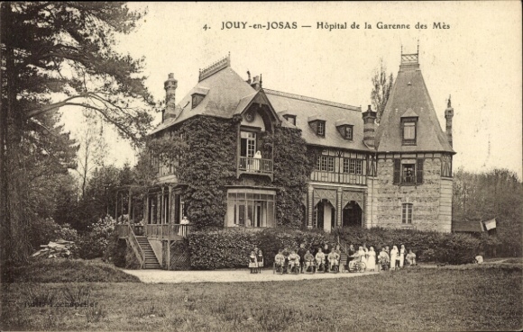 Postcard Jouy and Josas Yvelines, Hospital de la Garenne des Mes
