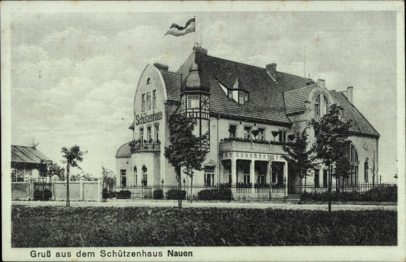 Ak Nauen im Havelland, Schützenhaus, Ökonom Hans Bunger