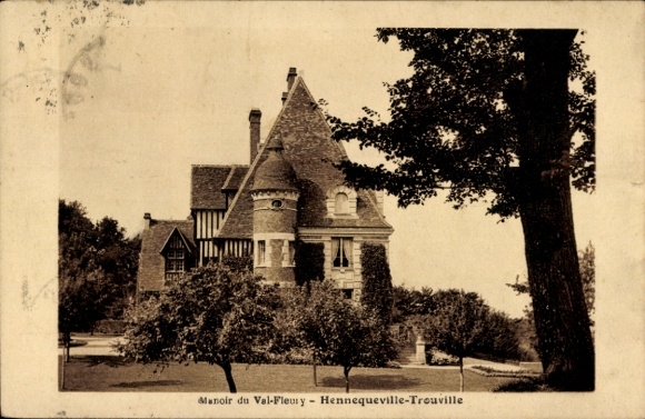 Ak Trouville Calvados, Manoir du Val-Fleury