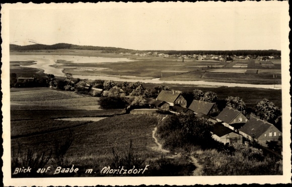 Photo Postcard Ostseebad Baabe on Rügen, Moritzdorf, panorama
