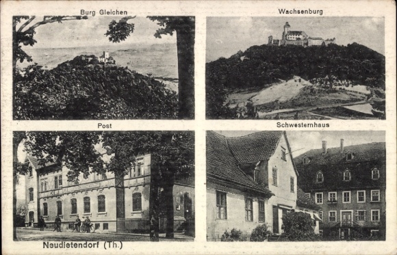 KP Neudietendorf w Turyngii, Zamek Gleichen, Wachsenburg, Dom Sióstr, Poczta