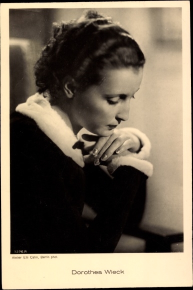 Ak Schauspielerin Dorothea Wieck, Portrait, Ross Verlag 7276 1