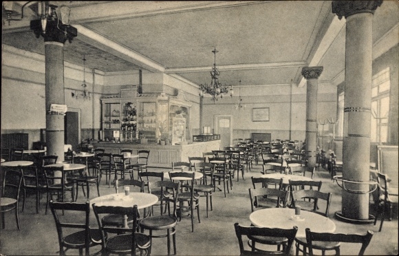 Ak Hamburg Noord Ohlsdorf, Restaurant en Café Adolf Krohn, Fuhlsbüttelerstraße 757/59