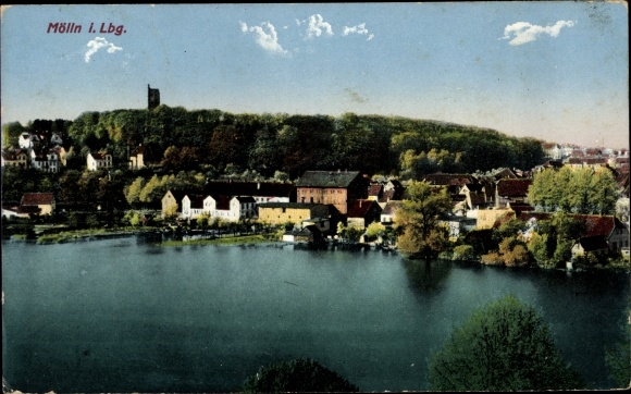 Ak Mölln in Lauenburg, panorama