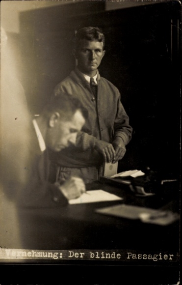 Photo Postcard Interrogation, The Stowaway