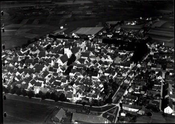 Ak Neustadt an der Donau Niederbayern, Fliegeraufnahme