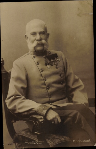 Keizer Frans Jozef I, portret in uniform